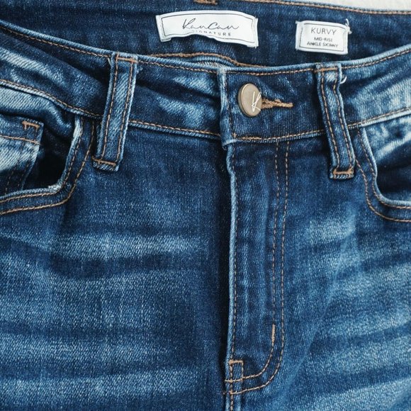 Kancan Signature Curvy Mid Rise Ankle Skinny jeans - Picture 3 of 10